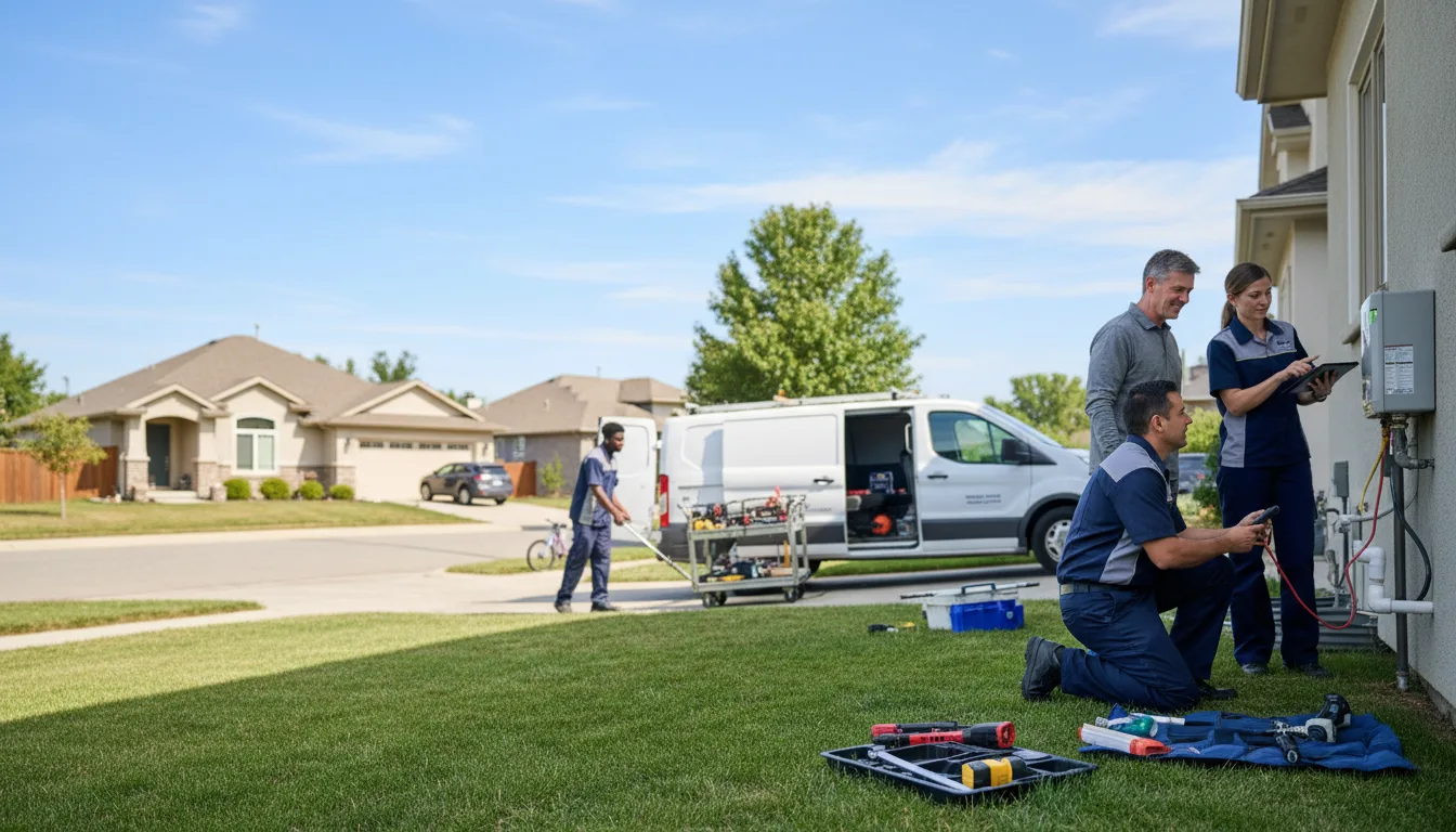 Tankless water heater service in Peggy, TX